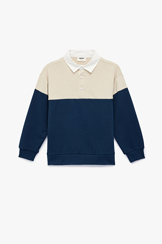 Koton Erkek Çocuk Sweat 6SKB10262TK Lacivert Koton Erkek Çocuk Sweat 6SKB10262TK Lacivert