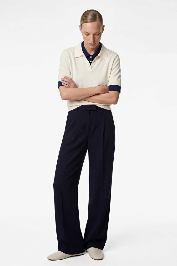 Koton Kadın Pantolon 6SAK40182UW Lacivert Koton Kadın Pantolon 6SAK40182UW Lacivert