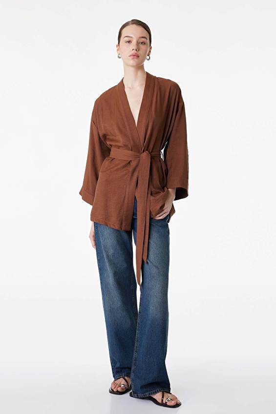 Koton Kadın Kimono 6SAK50058UW Bakır Koton Kadın Kimono 6SAK50058UW Bakır
