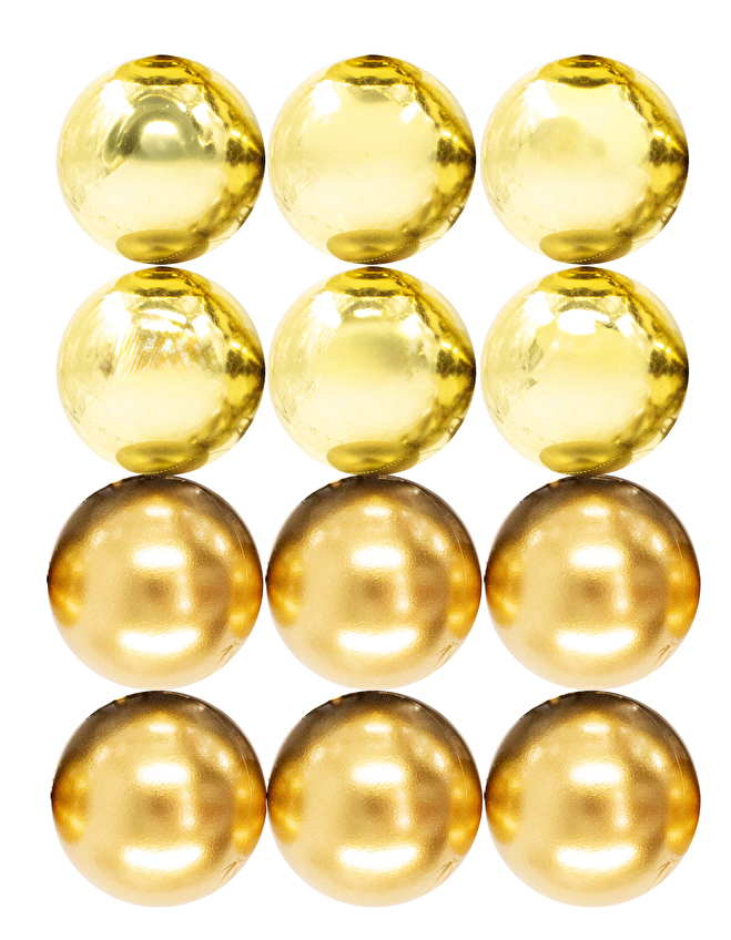 Mistique Home Cici Top Süs 6 cm Gold 12'li