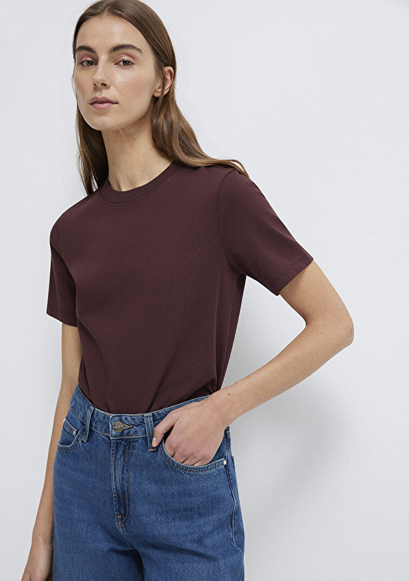 Mavi Kadın Tişört M1613788 70223 Kahverengi Mavi Kadın Tişört M1613788 70223 Kahverengi