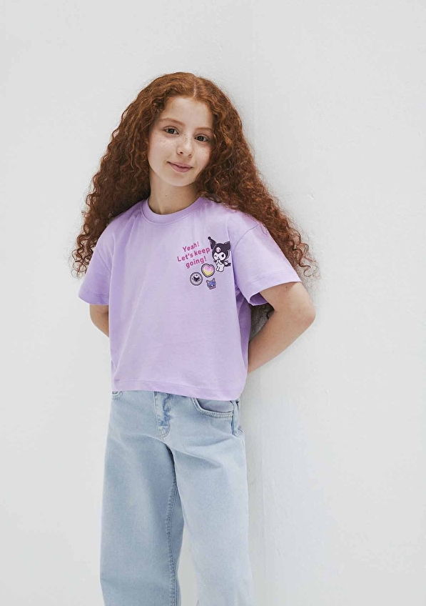 Mavi Kız Çocuk Tişört M7610414 70519 M7610414-70519 Lila Mavi Kız Çocuk Tişört M7610414 70519 M7610414-70519 Lila