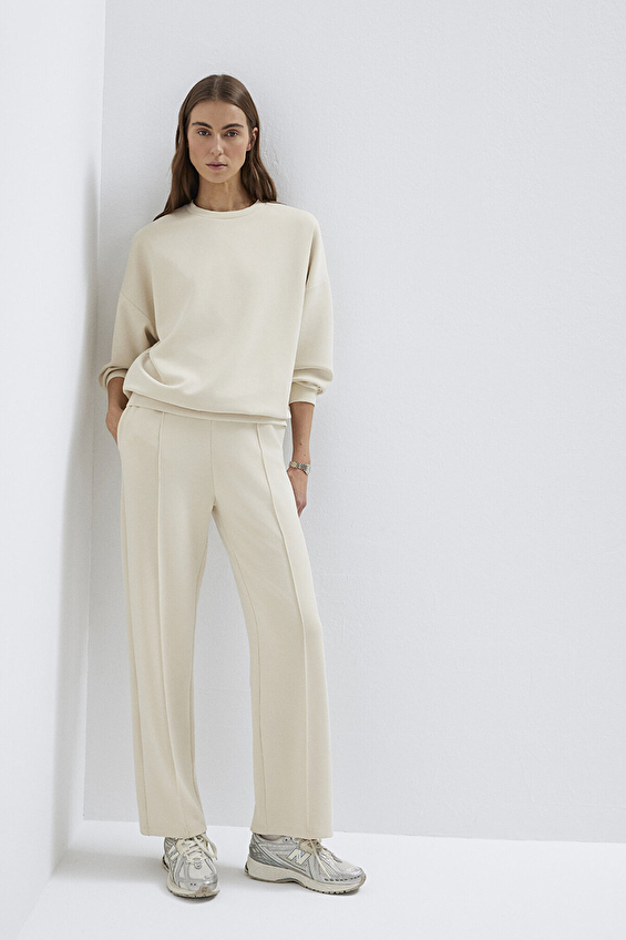 Mavi Kadın Pantolon M1010634 70065 Beyaz Mavi Kadın Pantolon M1010634 70065 Beyaz