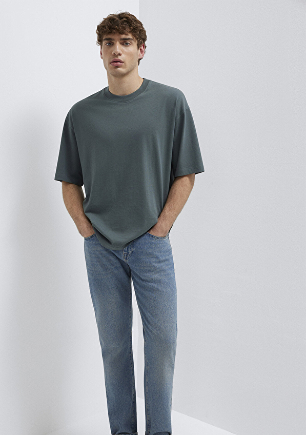 Mavi Erkek Tişört M0613113 71598 Yeşil Mavi Erkek Tişört M0613113 71598 Yeşil