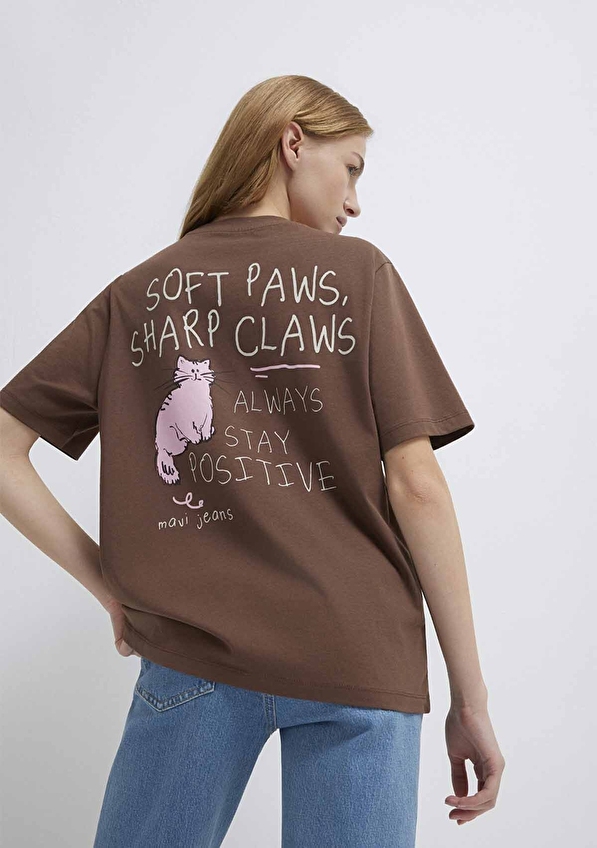 Mavi Kadın Tişört M1613726 81959 Kahverengi Mavi Kadın Tişört M1613726 81959 Kahverengi