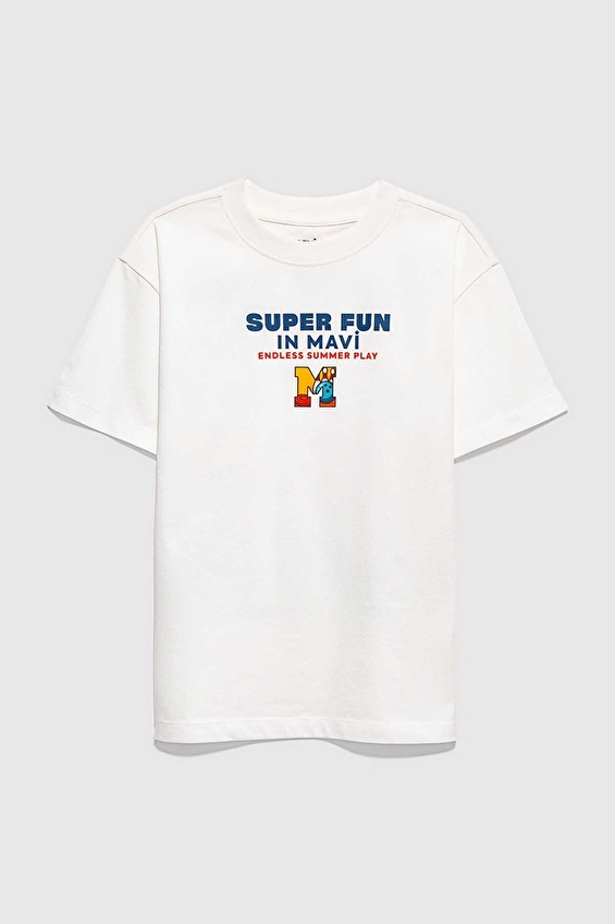 Mavi Erkek Çocuk Tişört M6610472-70057 Mavi Erkek Çocuk Tişört M6610472-70057