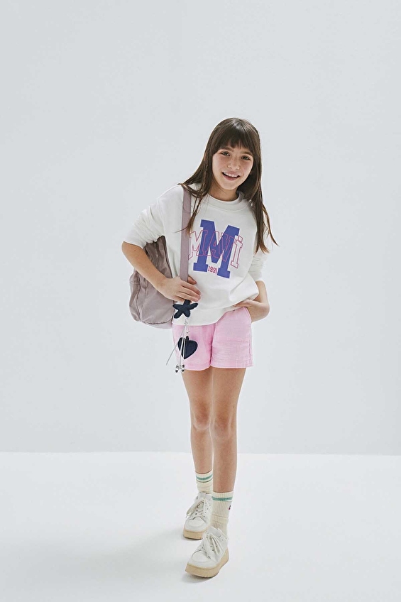 Mavi Kız Çocuk Şort M7410018 90773 M7410018-90773 Pembe Mavi Kız Çocuk Şort M7410018 90773 M7410018-90773 Pembe