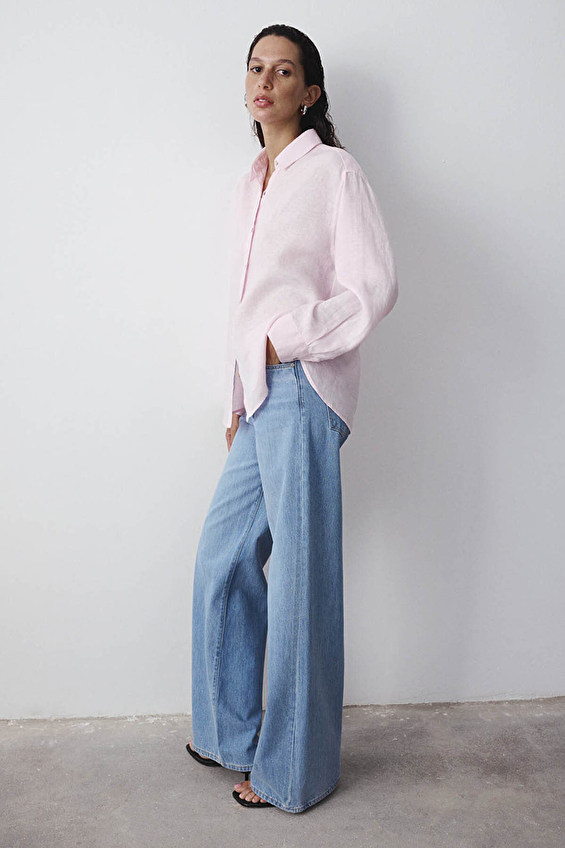 Mavi Kadın Gömlek M1210747 90773 Açık pembe Mavi Kadın Gömlek M1210747 90773 Açık pembe