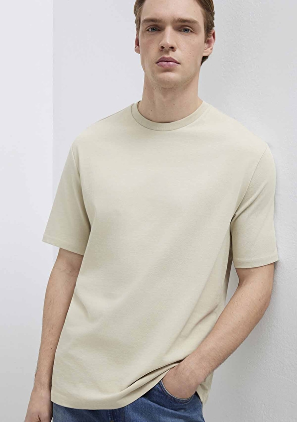 Mavi Erkek Tişört M0611924 70322 Bej Mavi Erkek Tişört M0611924 70322 Bej