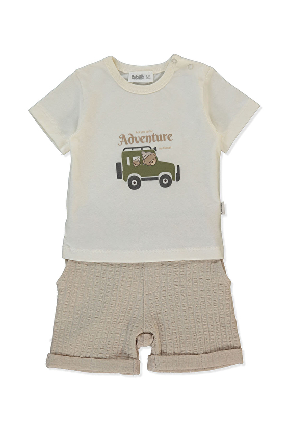 Bebetto Bebek Takım K5219 Bej Bebetto Bebek Takım K5219 Bej