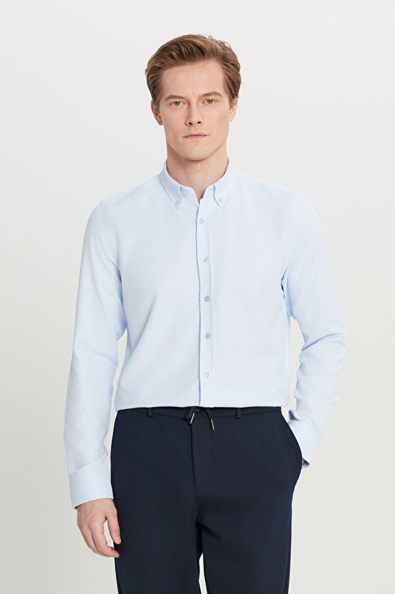 Altınyıldız Classics Slim Fit Erkek Gömlek ACE020261599 Açık mavi Altınyıldız Classics Slim Fit Erkek Gömlek ACE020261599 Açık mavi