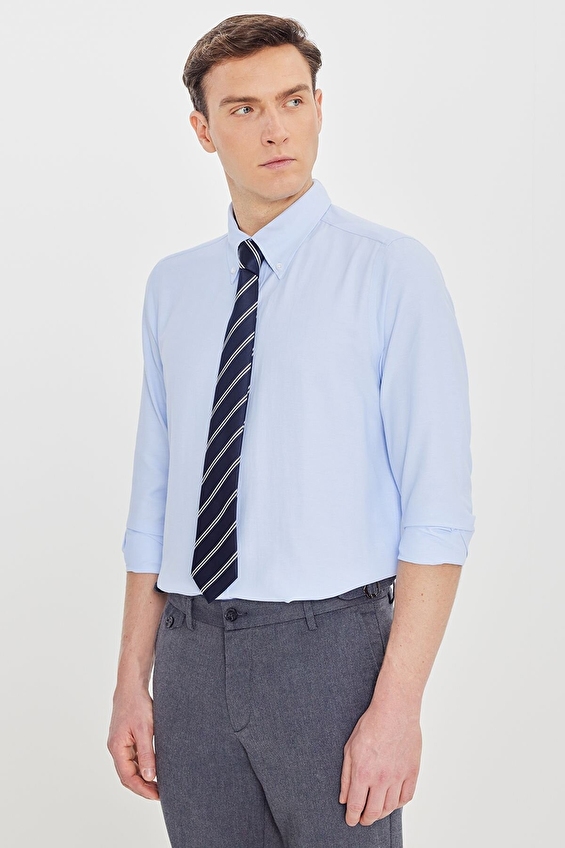 Altınyıldız Classics Tailored Slim Fit Erkek Altınyıldız Gömlek ACE201000177 Açık mavi Altınyıldız Classics Tailored Slim Fit Erkek Altınyıldız Gömlek ACE201000177 Açık mavi