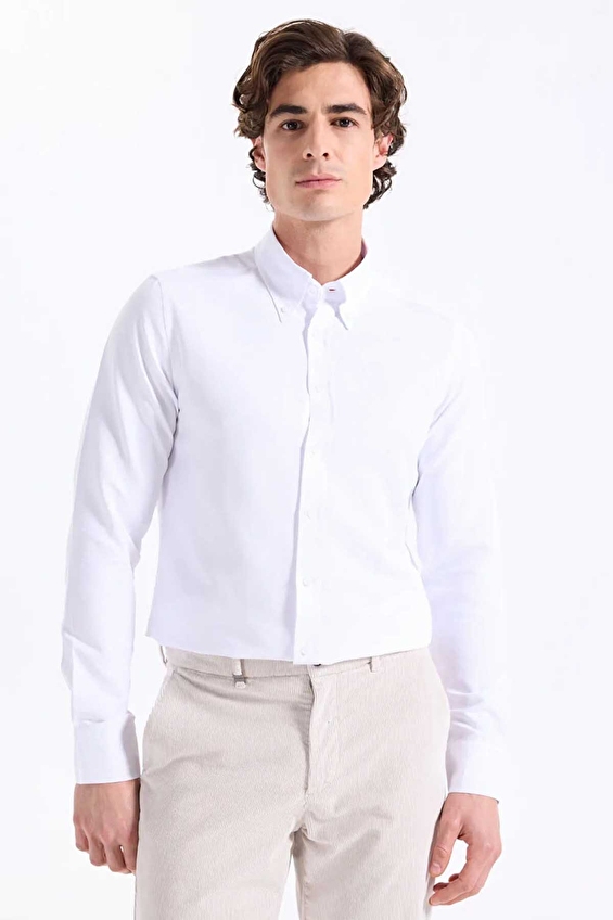 Altınyıldız Classics Slim Fit Erkek Gömlek ACE201261182 Açık beyaz Altınyıldız Classics Slim Fit Erkek Gömlek ACE201261182 Açık beyaz