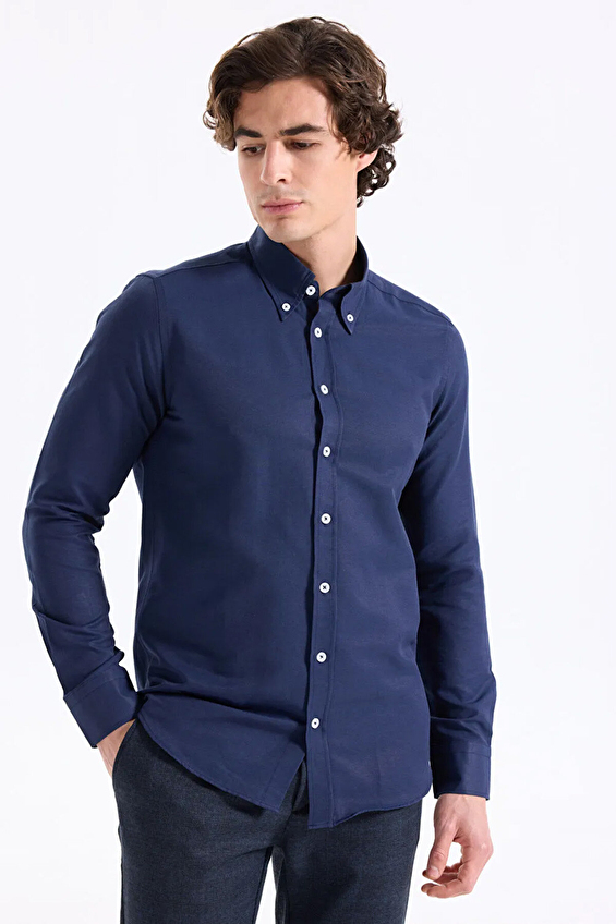 Altınyıldız Classics Slim Fit Erkek Gömlek ACE201261182 Lacivert Altınyıldız Classics Slim Fit Erkek Gömlek ACE201261182 Lacivert