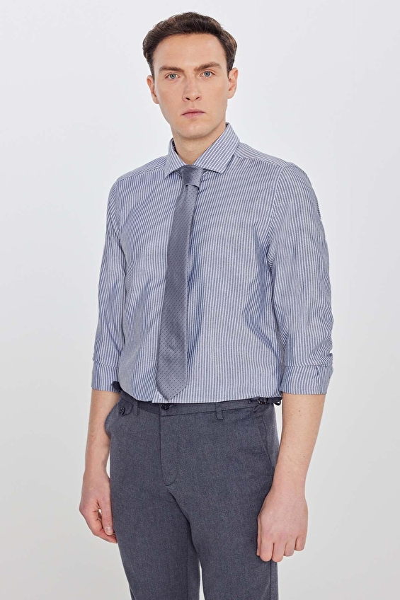 Altınyıldız Classics Tailored Slim Fit Erkek Altınyıldız Gömlek ACE201262091 Antrasit/mavi Altınyıldız Classics Tailored Slim Fit Erkek Altınyıldız Gömlek ACE201262091 Antrasit/mavi