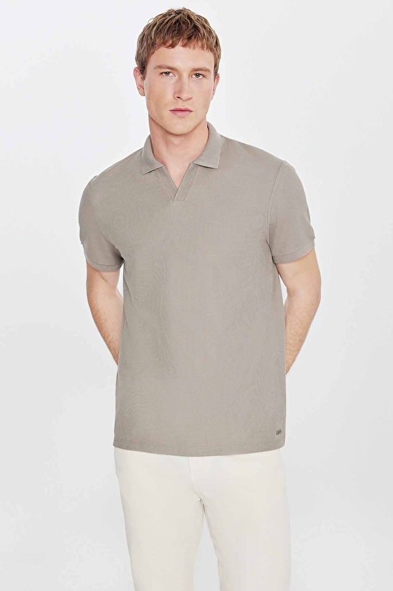 Altınyıldız Classics Slim Fit Erkek Altınyıldız Tişört ACE091262302 Haki Altınyıldız Classics Slim Fit Erkek Altınyıldız Tişört ACE091262302 Haki