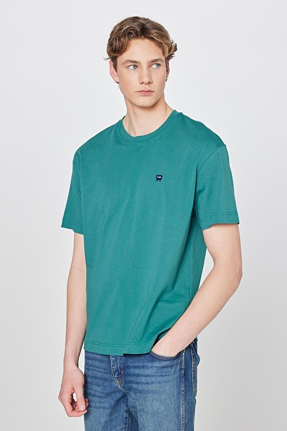 Wrangler Bisiklet Yaka Relaxed Fit Kısa Kol Erkek Tişört W7NM203877G26 Yeşil Wrangler Bisiklet Yaka Relaxed Fit Kısa Kol Erkek Tişört W7NM203877G26 Yeşil