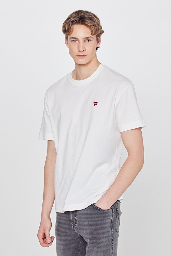 Wrangler Bisiklet Yaka Relaxed Fit Kısa Kol Erkek Tişört W7NM203877102 Kırık beyaz Wrangler Bisiklet Yaka Relaxed Fit Kısa Kol Erkek Tişört W7NM203877102 Kırık beyaz