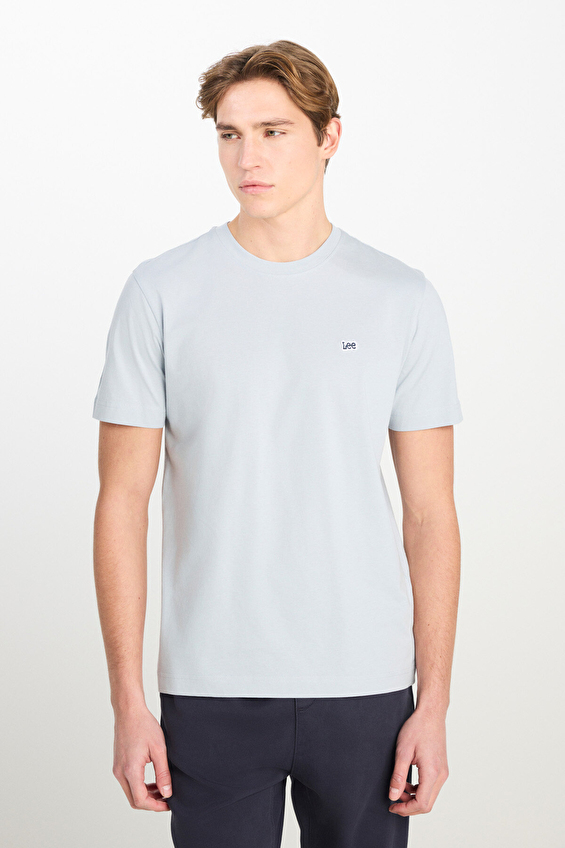 Lee Regular Fit Bisiklet Yaka Kısa Kol Erkek Tişört L60UFQ475 Gri Lee Regular Fit Bisiklet Yaka Kısa Kol Erkek Tişört L60UFQ475 Gri
