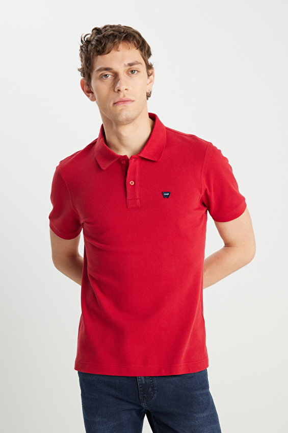 Wrangler Polo Yaka Regular Fit Kısa Kol Erkek Tişört W7D5K4XX2T600 Kırmızı Wrangler Polo Yaka Regular Fit Kısa Kol Erkek Tişört W7D5K4XX2T600 Kırmızı