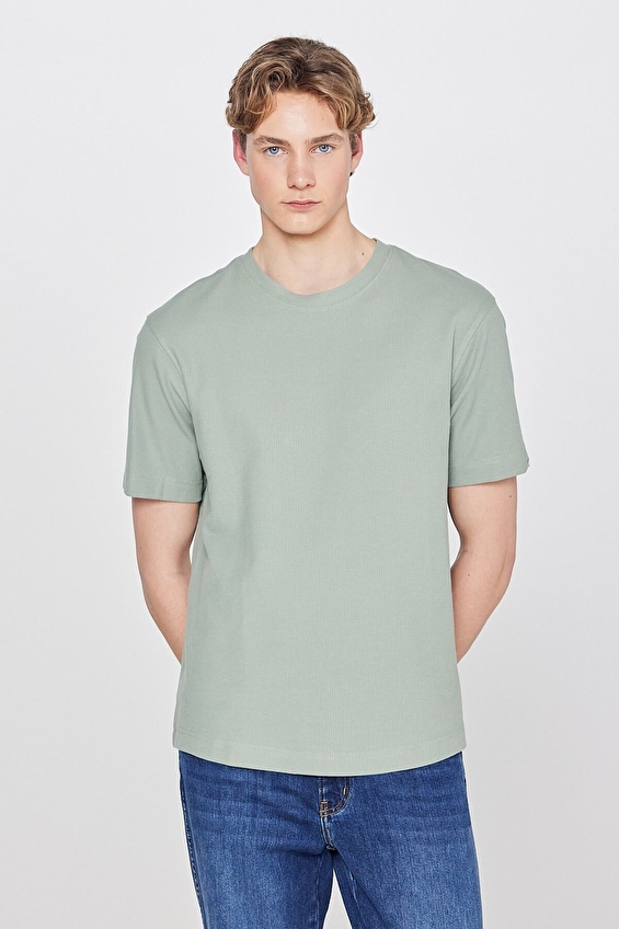 Wrangler Regular Fit Bisiklet Yaka Kısa Kol Erkek Tişört W2610159306 Turkuaz Wrangler Regular Fit Bisiklet Yaka Kısa Kol Erkek Tişört W2610159306 Turkuaz