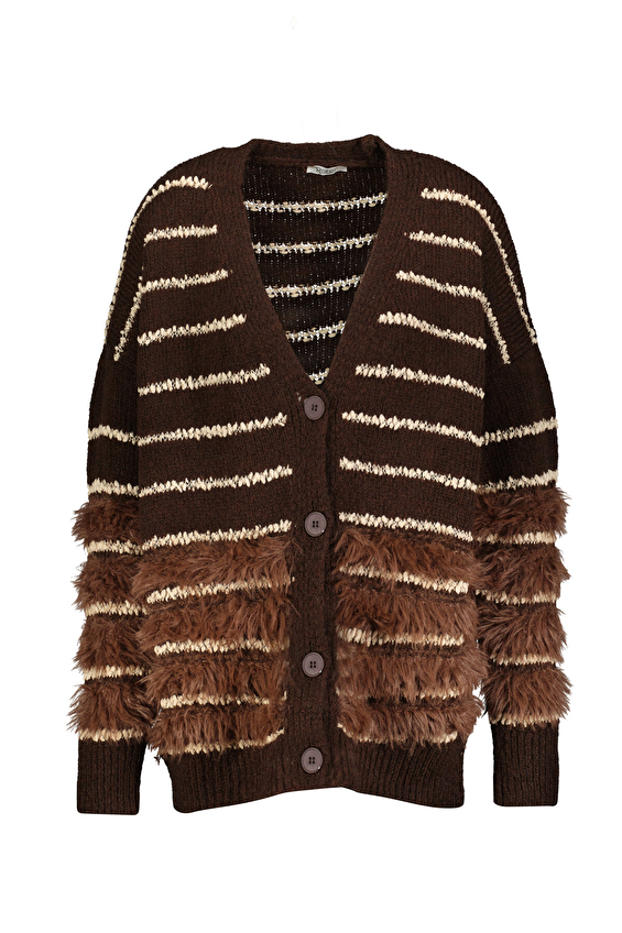 Robin Kadın Triko T95125 Kahve Robin Kadın Triko T95125 Kahve