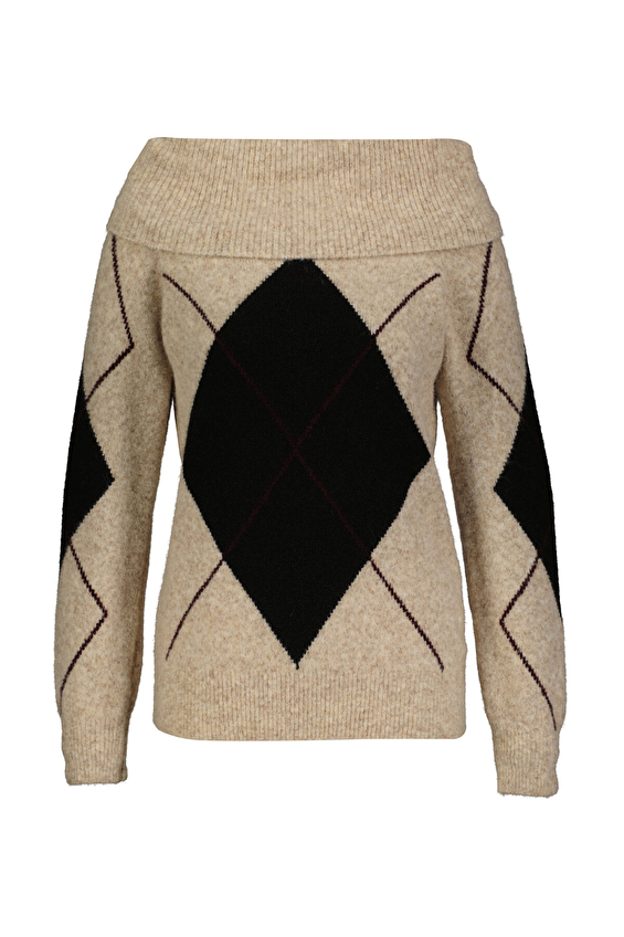 Robin Kadın Triko GM0065 Bej Robin Kadın Triko GM0065 Bej