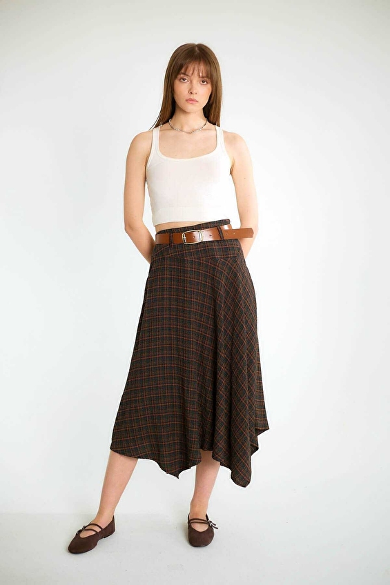 Robin Kadın Etek M39173 Kahverengi Robin Kadın Etek M39173 Kahverengi