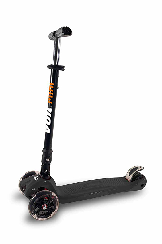 Voit 3 Tekerlekli Işıklı Siyah Scooter