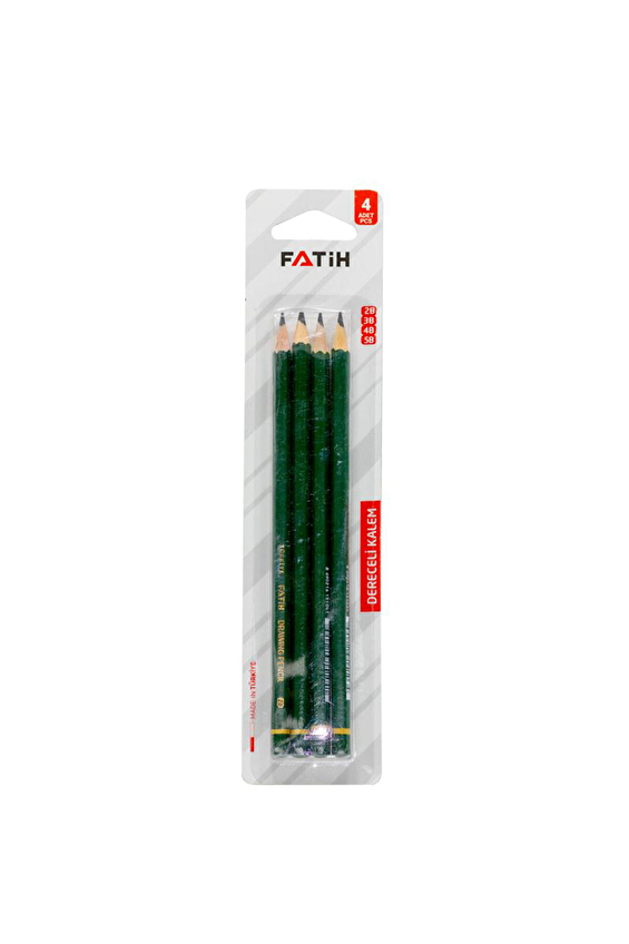Fatih Resim Kalemi 4 lü 2B-3B-4B-5B