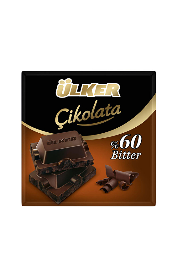 Ülker Çikolata Bitter %60 Kare 60 G