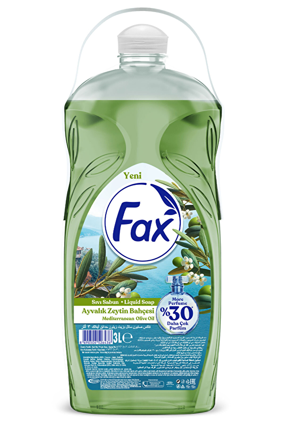 Fax Sıvı Sabun Ayvalık Zeytin Bahçesi 3L Fax Sıvı Sabun Ayvalık Zeytin Bahçesi 3L