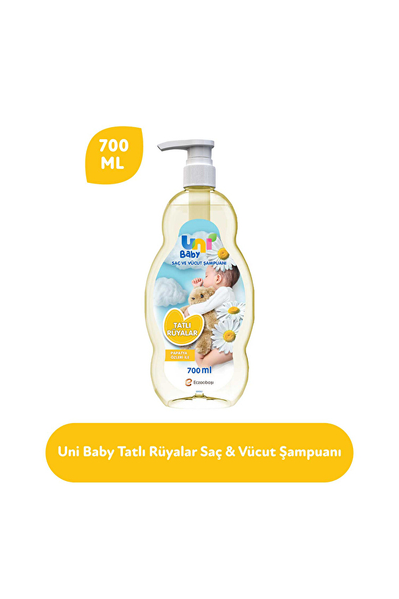 Uni Baby Şampuan Papatya Özlü 700 ml Uni Baby Şampuan Papatya Özlü 700 ml