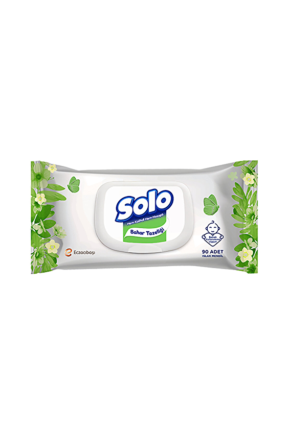 Solo Islak Havlu Kapaklı 90 Lı