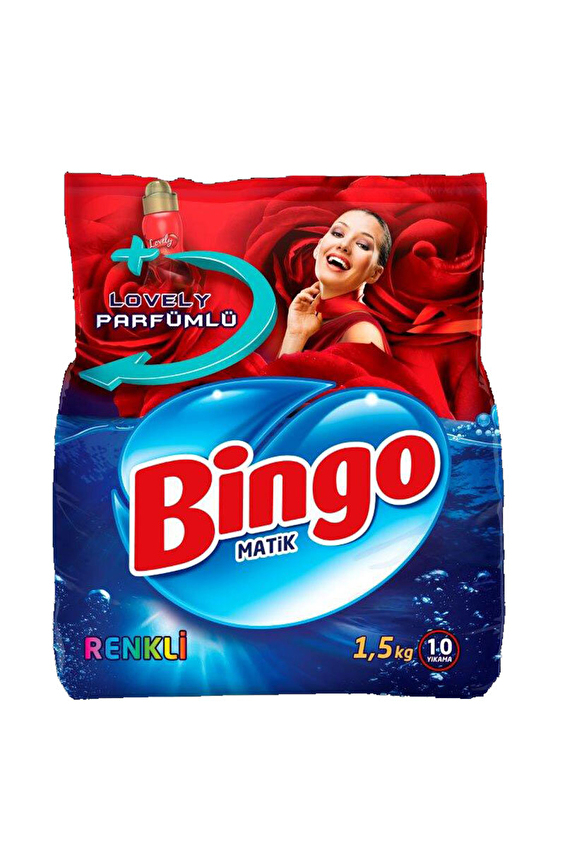 Bingo Çamaşır Deterjanı 1,5 kg Renkli