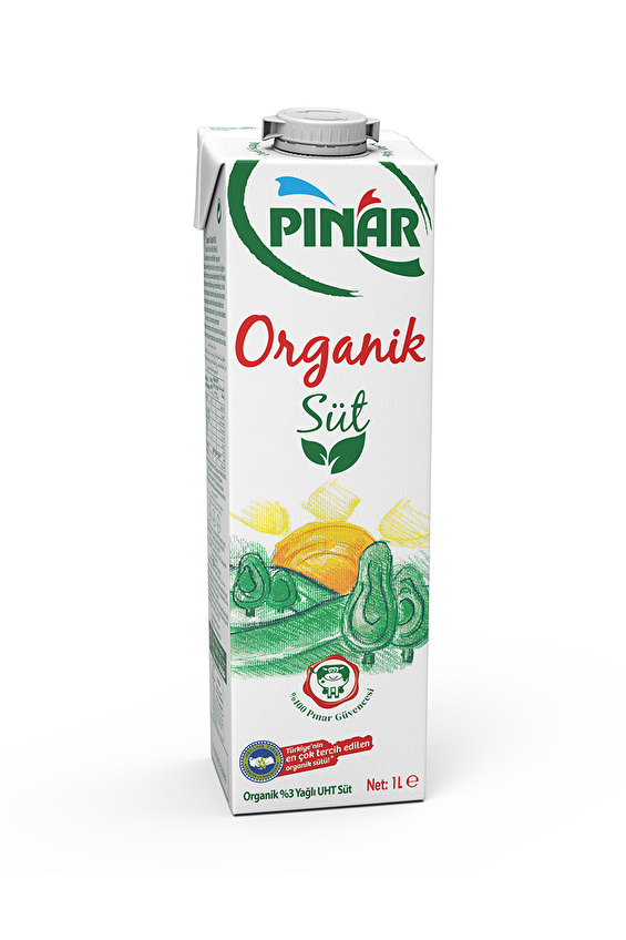 Pınar Organik Süt 1 L