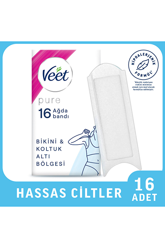 Veet Ağda Bandı Bikini & Koltuk Altı 16'lı Veet Ağda Bandı Bikini & Koltuk Altı 16'lı