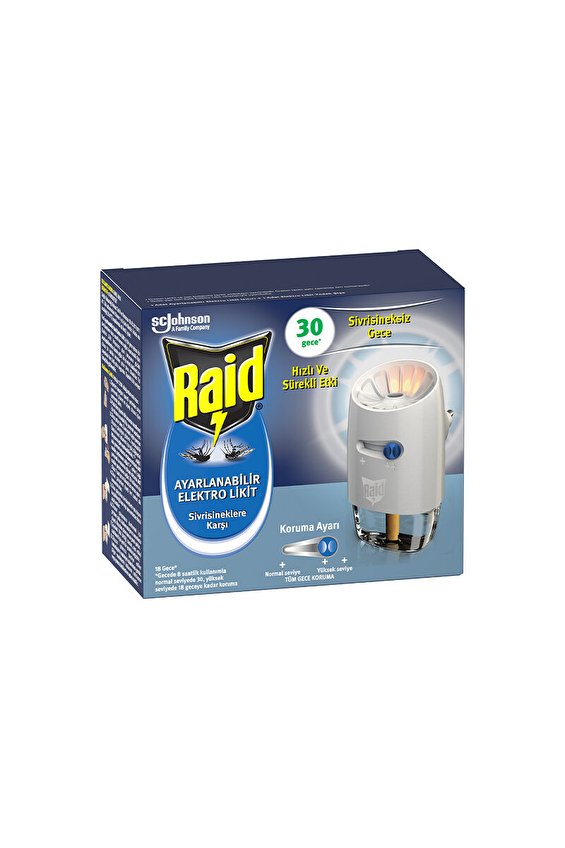 Raid Elektrolikit Ayarlanabilir 30 Gece 21 ml Raid Elektrolikit Ayarlanabilir 30 Gece 21 ml