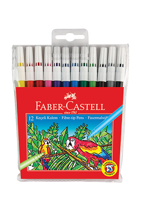 Faber Castell 12'li Keçeli Kalem