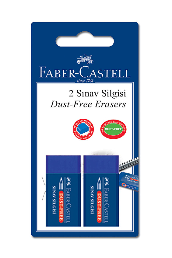 Faber Castell 2'li Sınav Silgisi