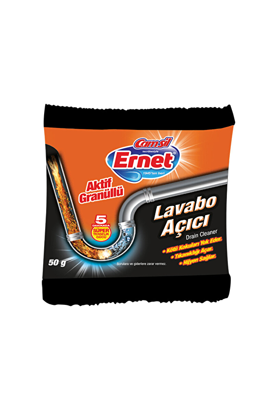 Ernet Lavabo Açıcı Granül 50 g