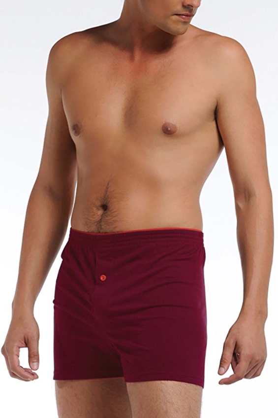 Çift Kaplan Erkek Boxer 805 Bordo