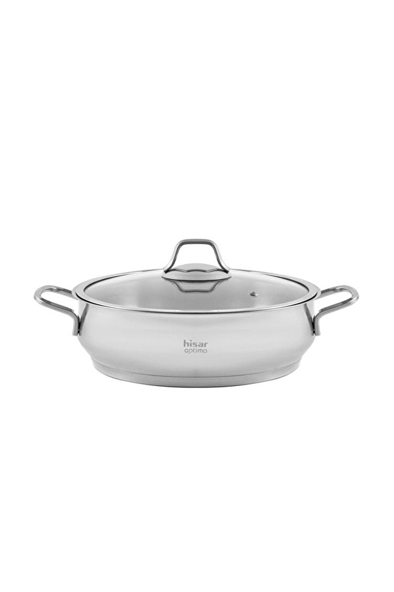 Hisar Optima Bergama İndüksiyon Tabanlı Çelik Basık Tencere 24 cm Hisar Optima Bergama İndüksiyon Tabanlı Çelik Basık Tencere 24 cm