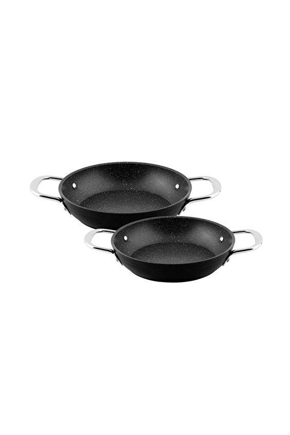 Hisar Nova Pro Granit Metal Kulp 2 Parça Sahan Seti Hisar Nova Pro Granit Metal Kulp 2 Parça Sahan Seti