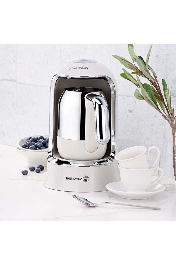 Korkmaz Kahvekolik Otomatik Kahve Makinesi Vanilya A860-12 Korkmaz Kahvekolik Otomatik Kahve Makinesi Vanilya A860-12