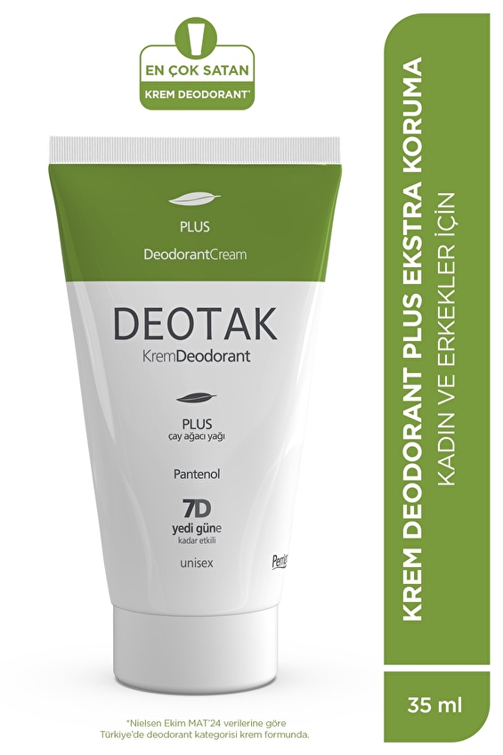 Deotak Krem Deodorant 35 ml Plus Deotak Krem Deodorant 35 ml Plus