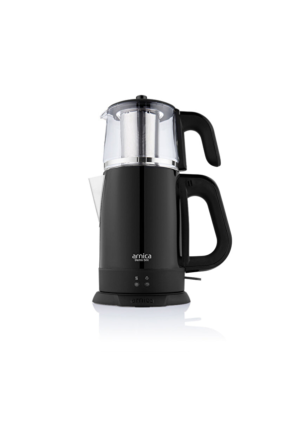 ARNİCA Çay Makinesi Demli Stil Siyah IH33205