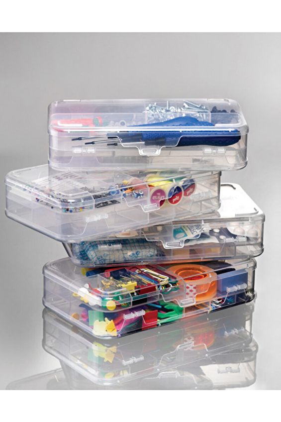 Gondol Plastik Hobi Kutusu 12,7X21,4X4,8 Cm