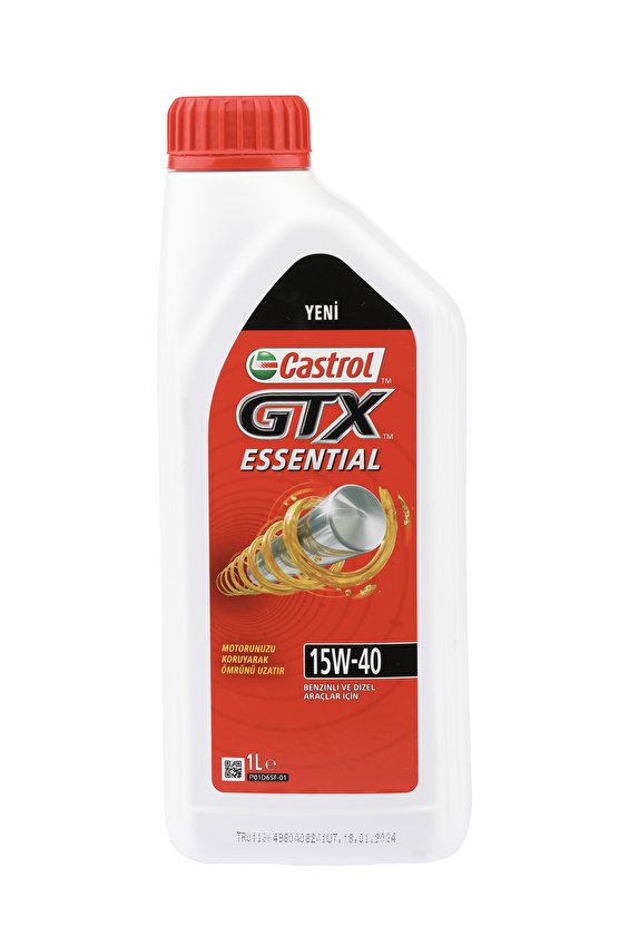 Castrol Gtx Esential 15W-40 Motor Yağı 1L