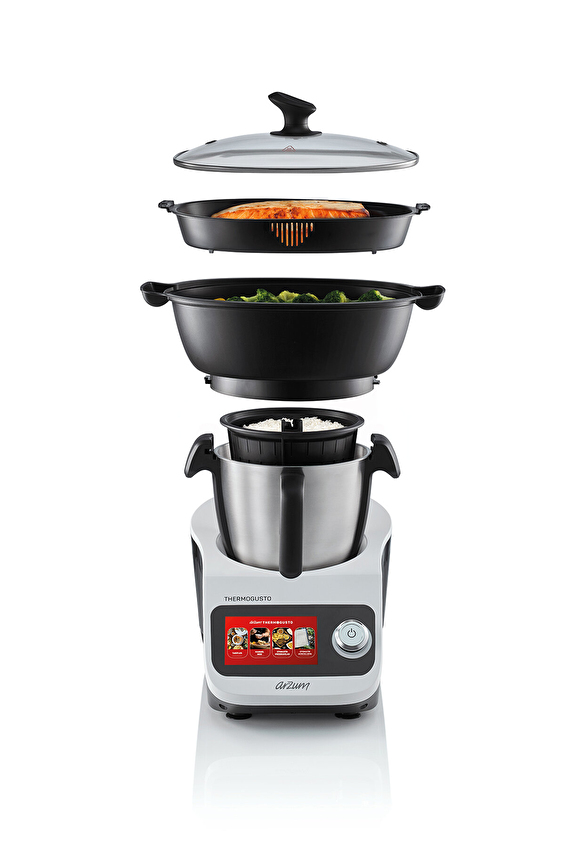 Arzum Thermogusto Çok Fonksiyonlu Akıllı Mutfak Robotu AR1181 Arzum Thermogusto Çok Fonksiyonlu Akıllı Mutfak Robotu AR1181